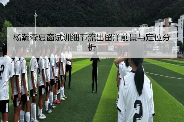 杨瀚森夏窗试训细节流出留洋前景与定位分析